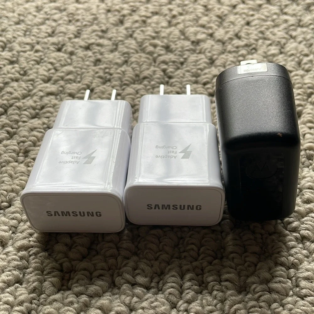Samsung Original Quick Fast Travel Charger with USB Type C 6.6FT (2m) Adapters
